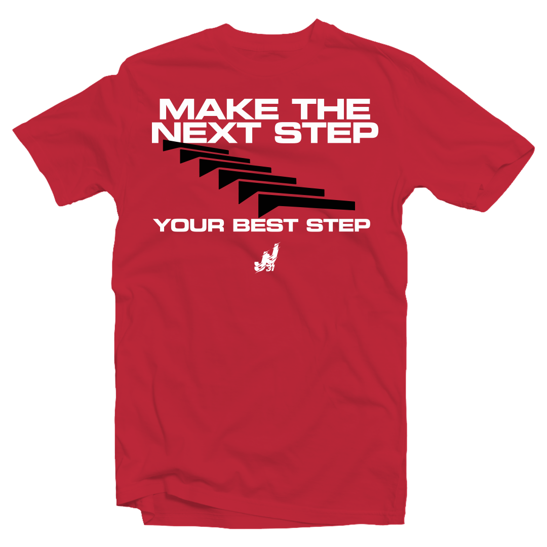 Make The Next Step Men Red Shirt
