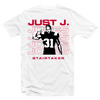 Just J stairtaker Men White Shirt