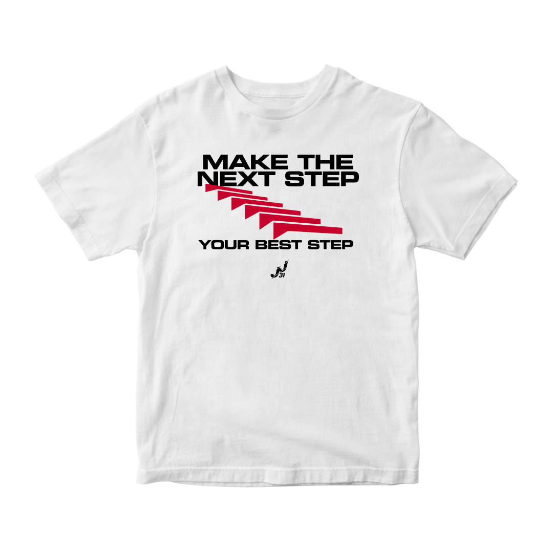 Make The Next Step Kid White Shirt